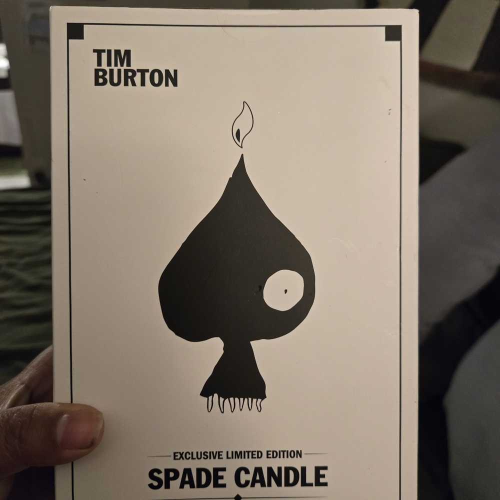 Tim Burton Exclusive Spade Candle